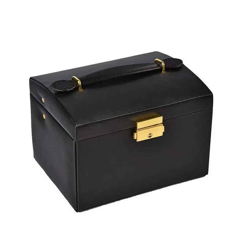 Drei-Schichten Leder-Schmuckschatulle – Bild 5 | LuxeStyle
