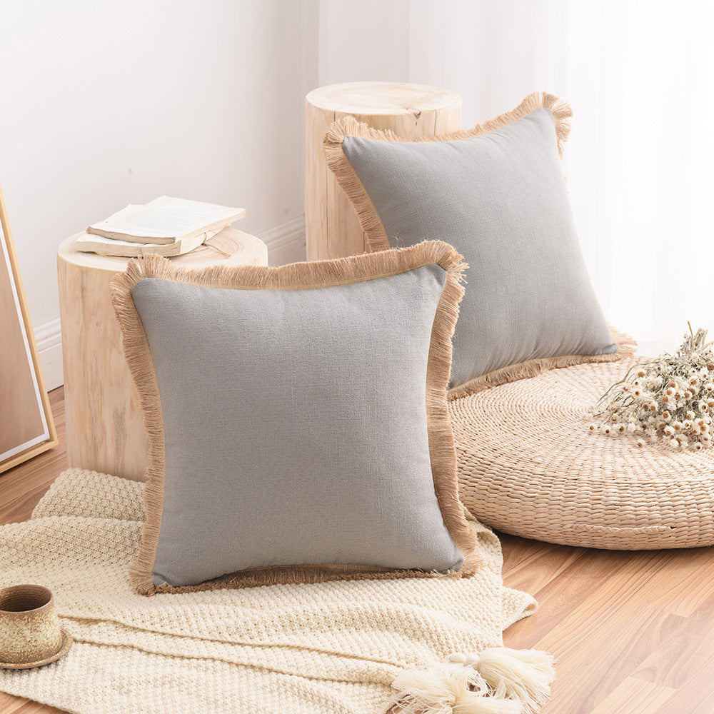 Nordic Style Kissenbezug aus Baumwolle und Leinen – Bild 14 | LuxeStyle