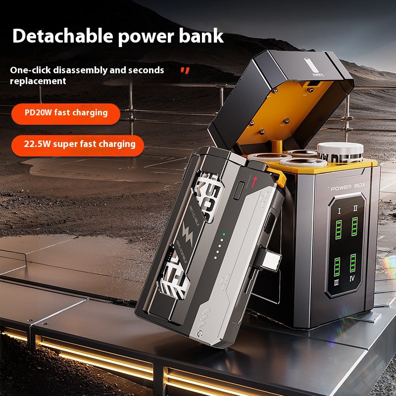 Kleine Powerbank mit Schnellladefunktion