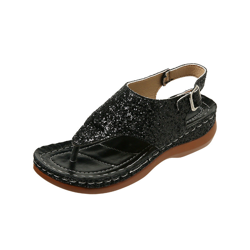 Keilsandalen mit Zehentrenner – Bild 4 | LuxeStyle