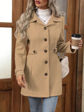 Eleganter Wollmischmantel für Damen