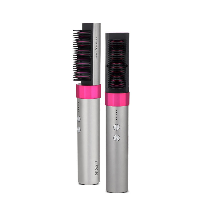 Kabelloser 2-in-1 Glätt- und Stylingkamm – Ansicht 4