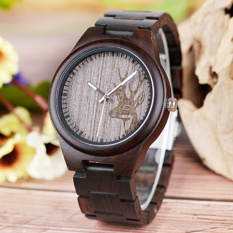 Holzarmbanduhr Classic Analog