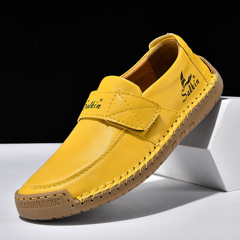 Herren Leder-Halbschuhe mit Handnaht – Bild 3 | LuxeStyle