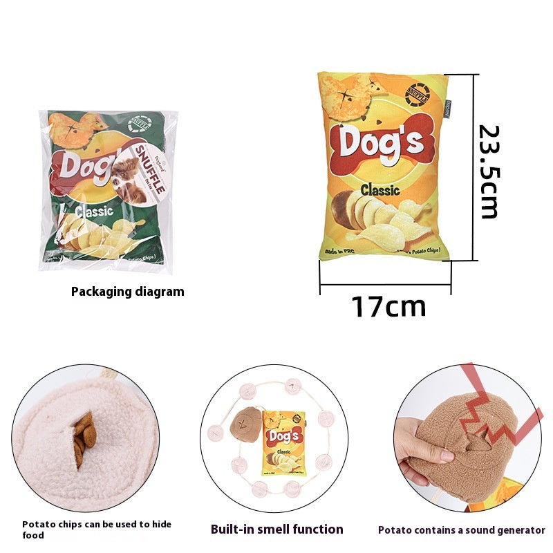 Kuschel-Chipsspielzeug