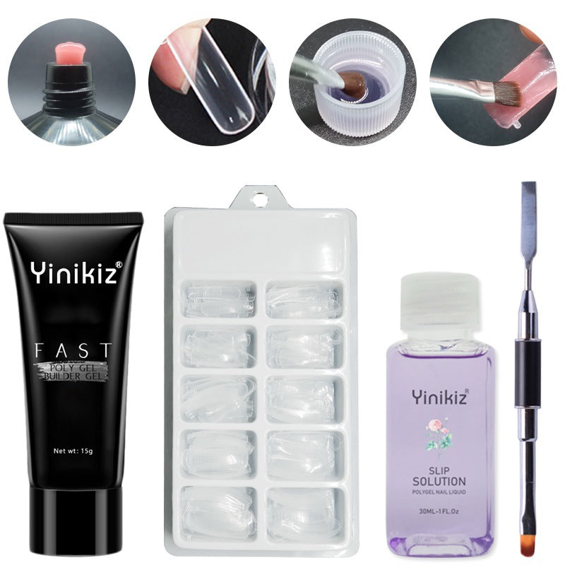 Poly Extension Nail Gel Set – 12 Farben