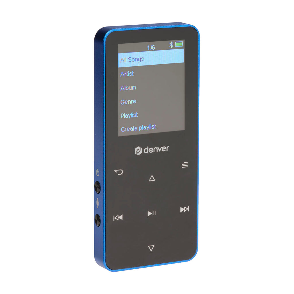MP4 Player Denver Electronics MP-1830BU 1,8" Bluetooth Blau