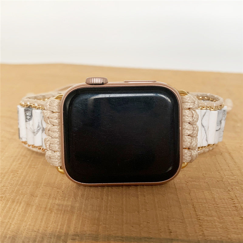 Uhrenarmband aus Naturstein – geflochten – Bild 3 | LuxeStyle