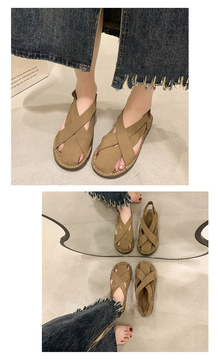 Retro-Sandalen mit Klettverschluss – Bild 18 | LuxeStyle