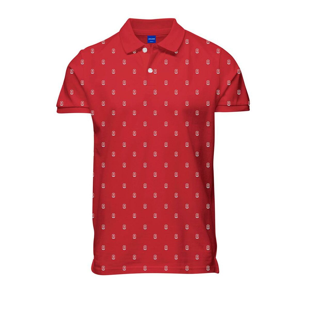 Herren Kurzarm-Poloshirt JORCOLLECT Jack & Jones SS FST 12232663 Rot – LuxeStyle Schweiz