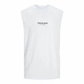 Ärmelloses Herren-T-Shirt Jack & Jones Jovesterbro Weiß – LuxeStyle Schweiz