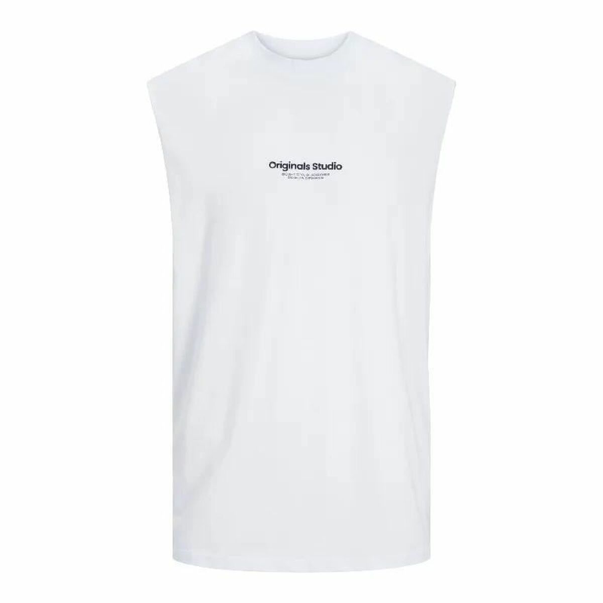 Ärmelloses Herren-T-Shirt Jack & Jones Jovesterbro Weiß – LuxeStyle Schweiz