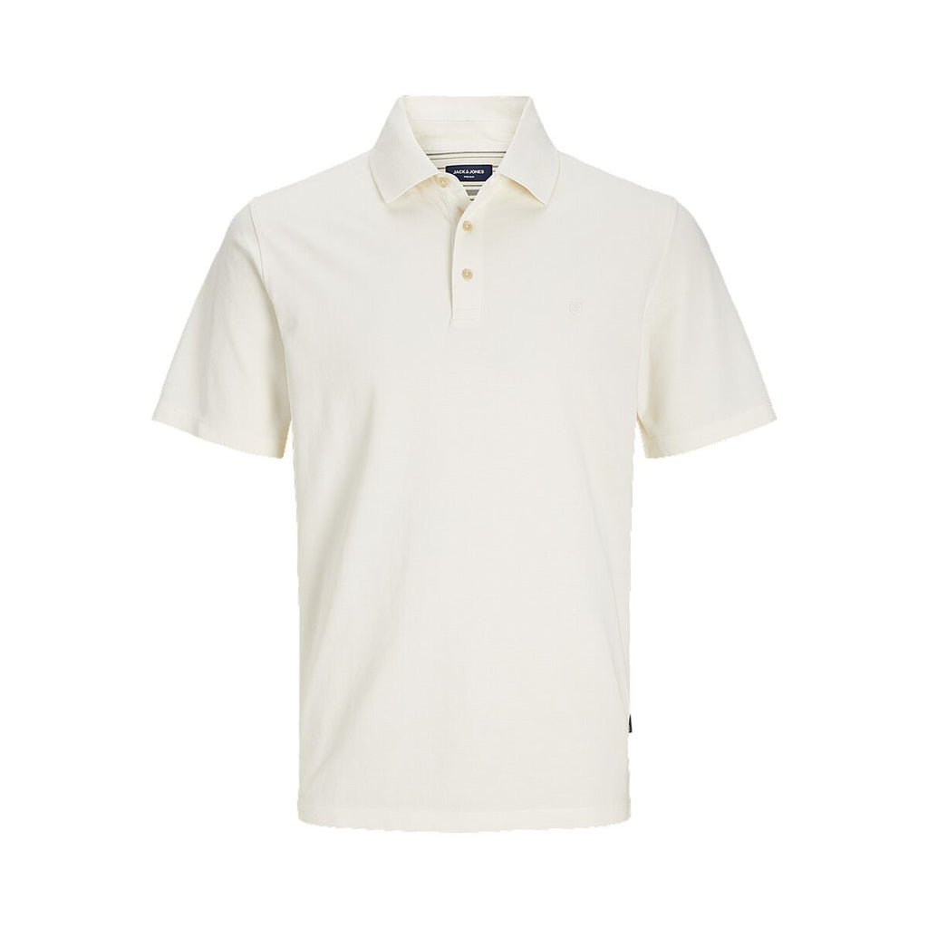 Herren Kurzarm-Poloshirt Jack & Jones JPRBLUWILLIAM 12257315 Weiß – LuxeStyle Schweiz