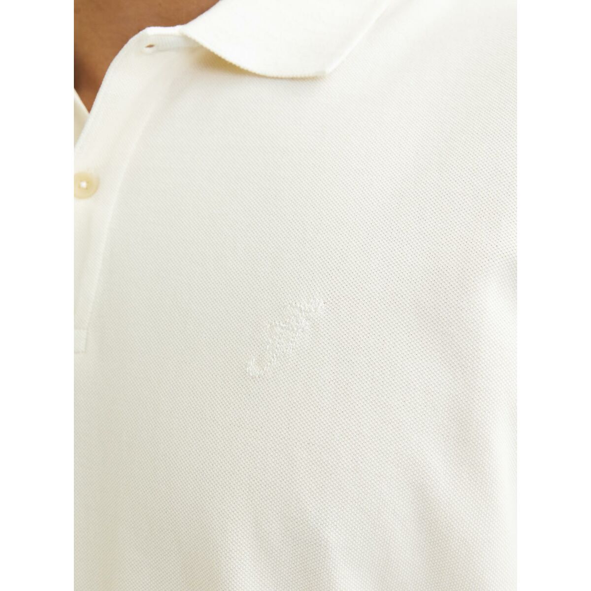 Herren Kurzarm-Poloshirt Jack & Jones JPRBLUWILLIAM 12257315 Weiß – LuxeStyle Schweiz