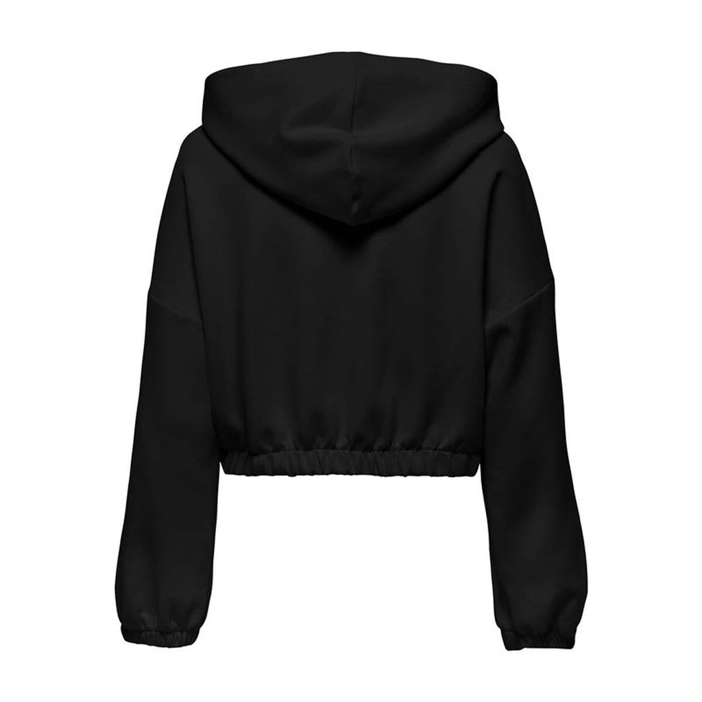 Jacke Only Onlscarlett Ls Elastic Zip Hood Swt Noos Schwarz