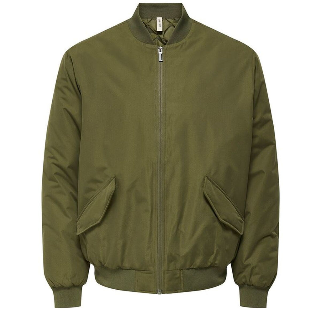 Jacke Only & Sons Onsrussel Padded Bomber Olive