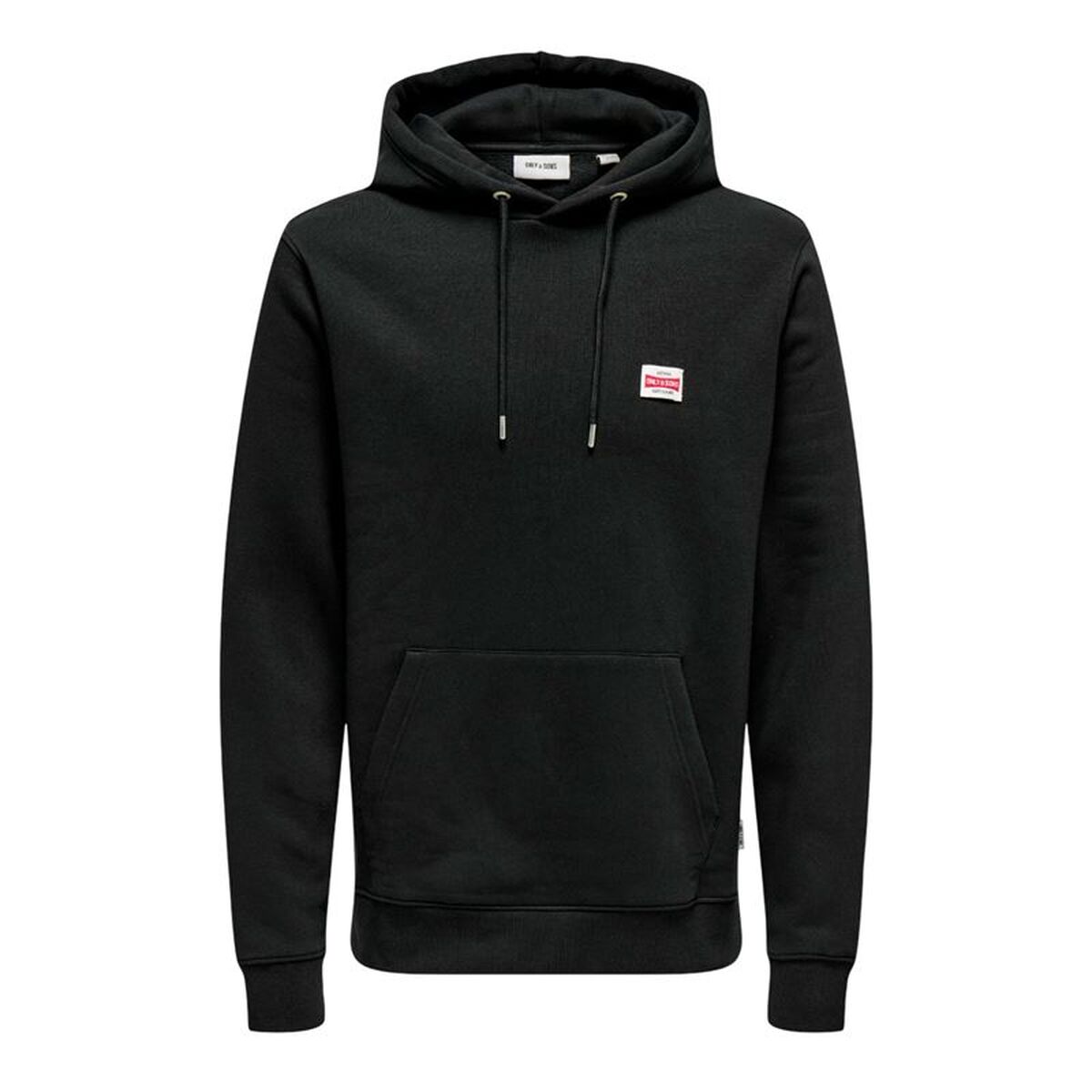 Herren Sweater mit Kapuze Only & Sons Onsdawson Reg Hoodie Vd Schwarz
