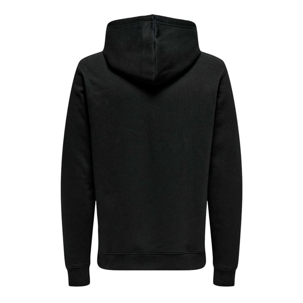 Herren Sweater mit Kapuze Only & Sons Onsdawson Reg Hoodie Vd Schwarz