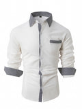 Herren Langarmhemd Casual – Bild 2 | LuxeStyle