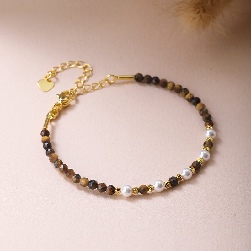 Layered Armband & Halskette mit Natursteinen – Bild 2 | LuxeStyle
