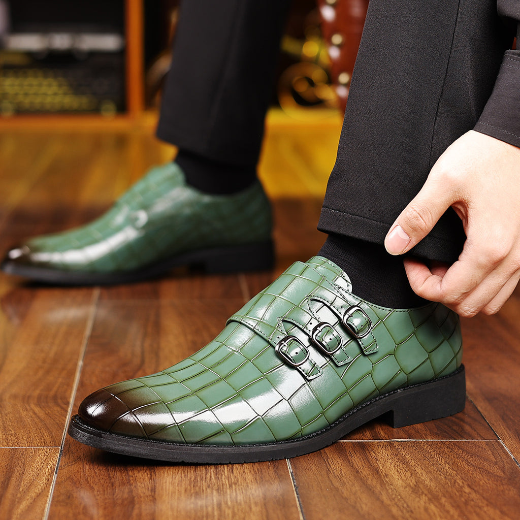 Herren Business-Schuhe mit Schnallen