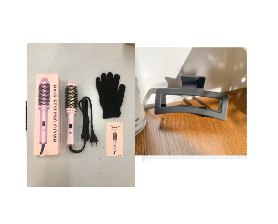 Multifunktionaler Lockenstab & Glättbürste – Bild 9 | LuxeStyle
