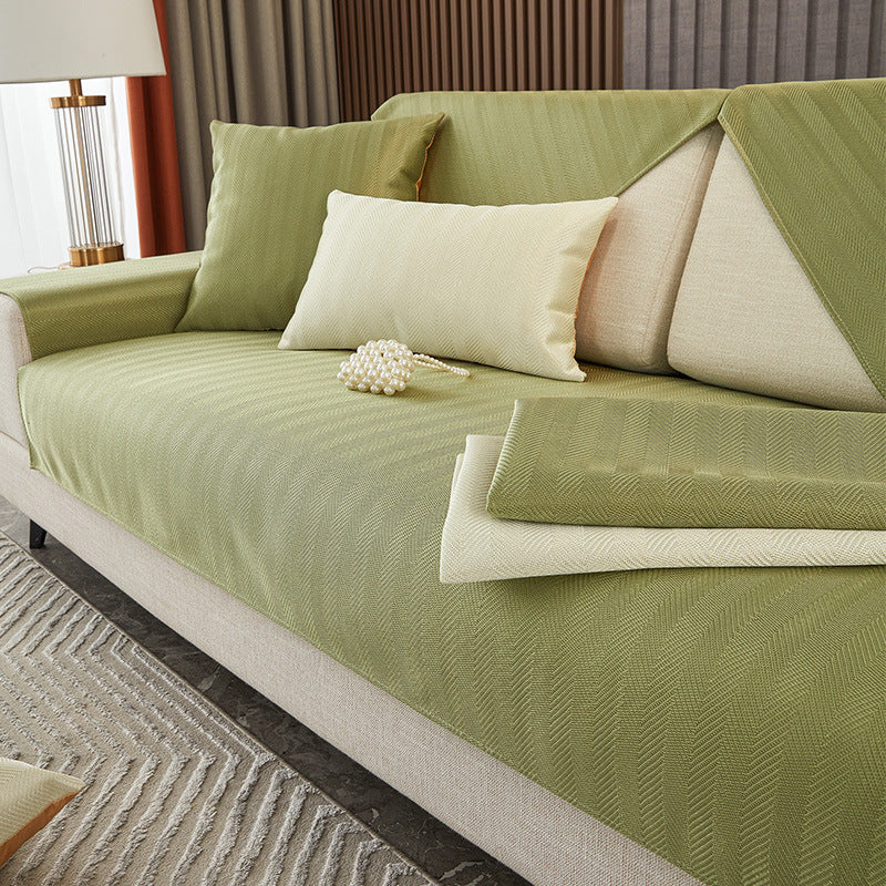 Sofa-Kissen aus Eisseide für den Sommer