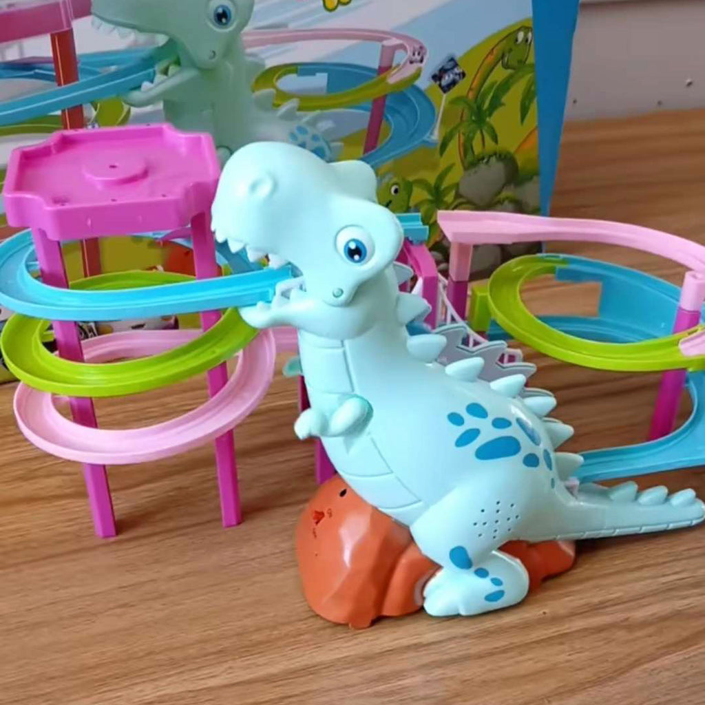 Dinosaurier-Rutschbahn mit Musik und Licht
