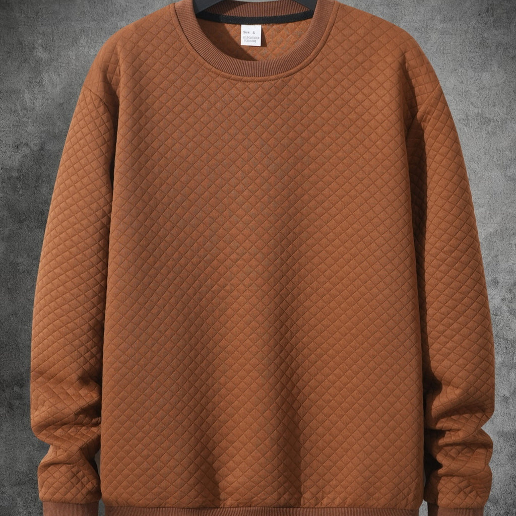 Herren-Pullover mit Stehkragen