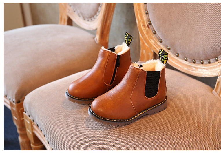 Kinder Leder-Stiefeletten für Herbst & Winter