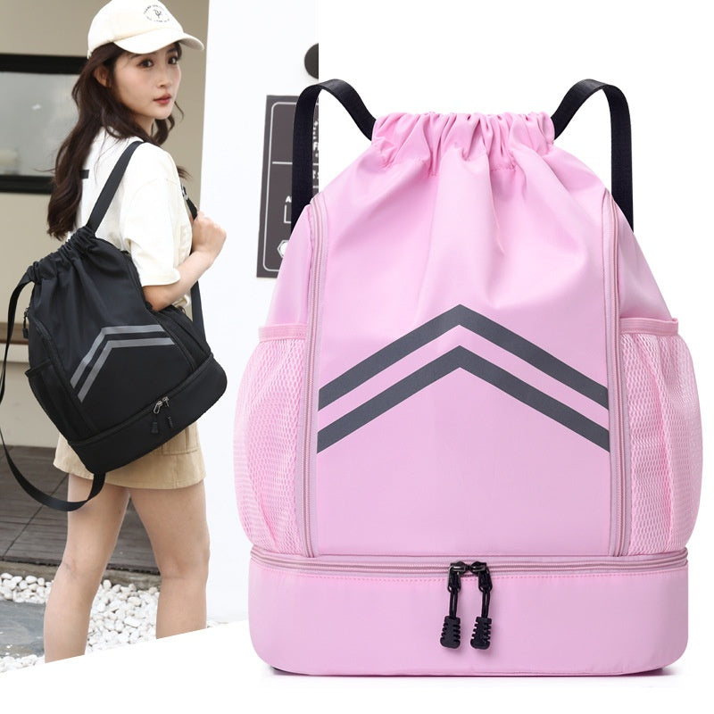 Sportrucksack mit Kordelzug und Reflektoren – Bild 11 | LuxeStyle