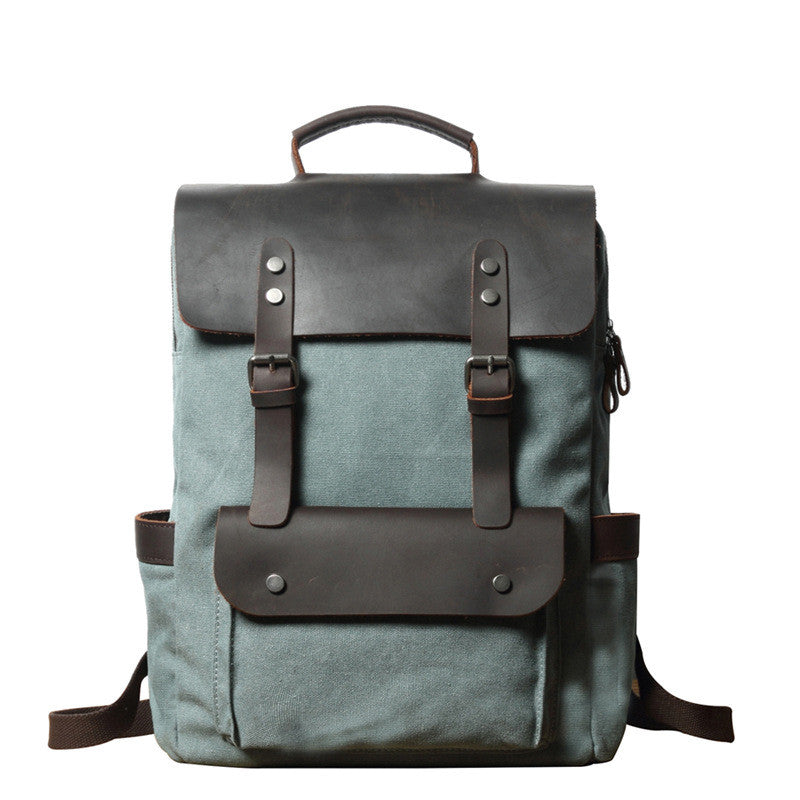Outdoor-Rucksack mit Canvas-Material – Bild 2 | LuxeStyle