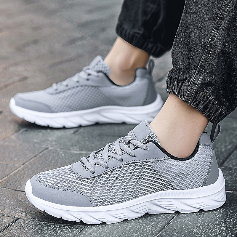 Freizeit-Sneaker mit Mesh-Einlage – Bild 8 | LuxeStyle