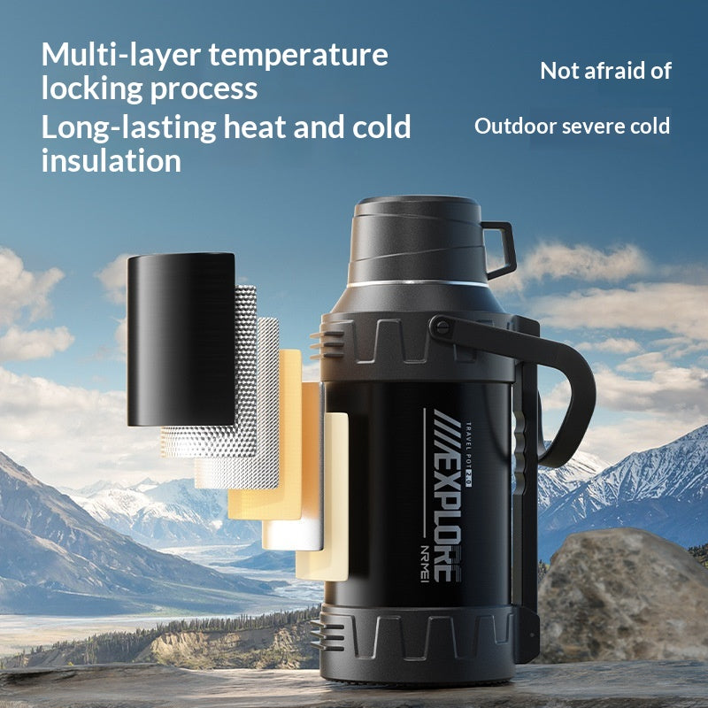 Outdoor-Thermobecher mit grossem Fassungsvermögen