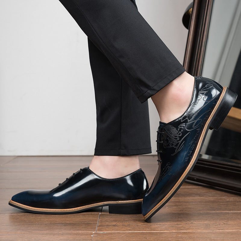 Business-Schuhe aus Kalbsleder mit Lasergravur – Bild 6 | LuxeStyle