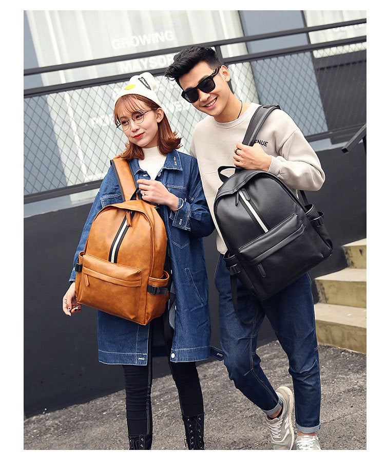 Rucksack aus PU-Leder für Damen und Herren – Bild 2 | LuxeStyle