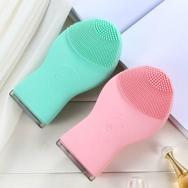 Wasserdichter Silikon-Facial-Cleaner mit Ultraschall