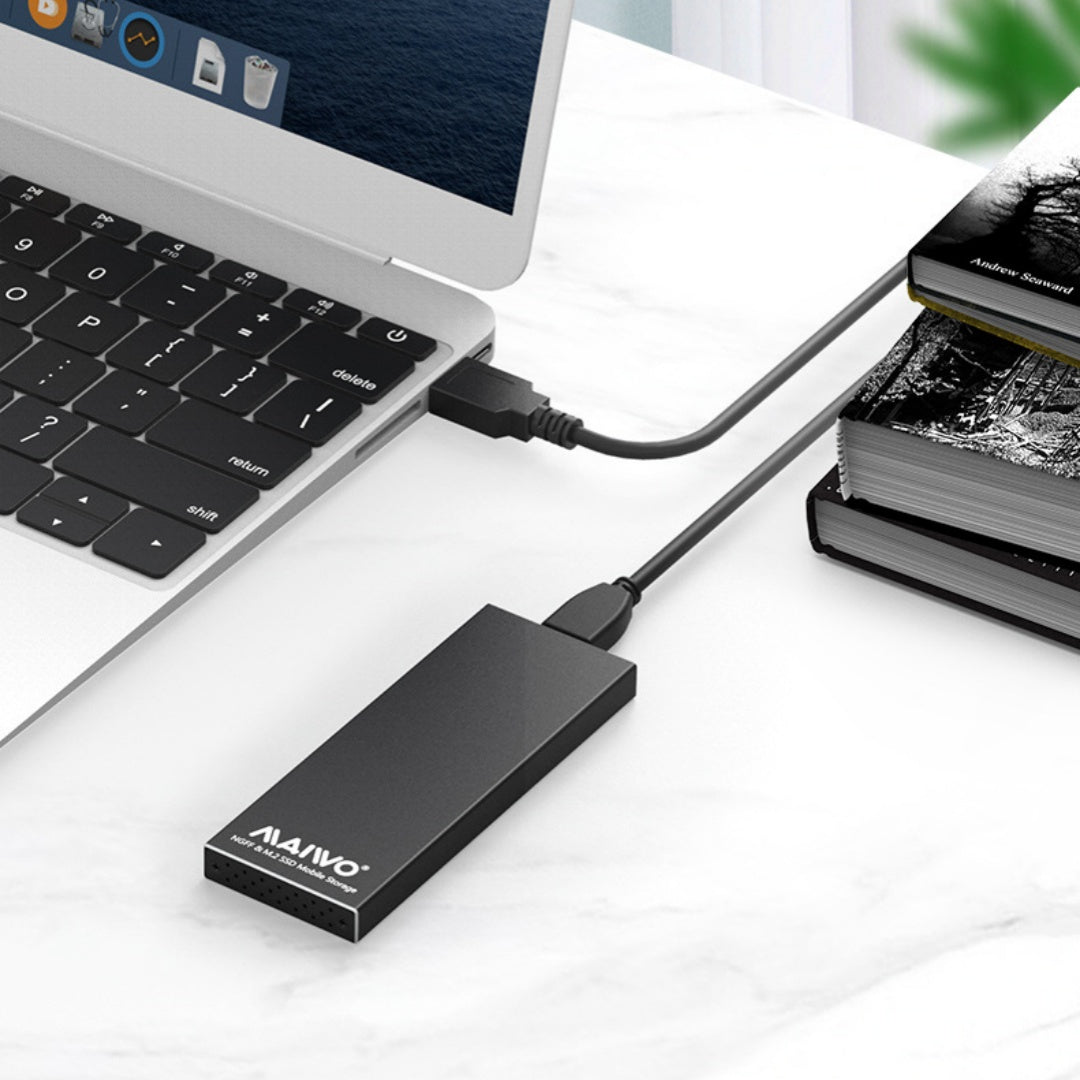 M.2 NGFF zu USB 3.0 SSD-Gehäuse aus Aluminium