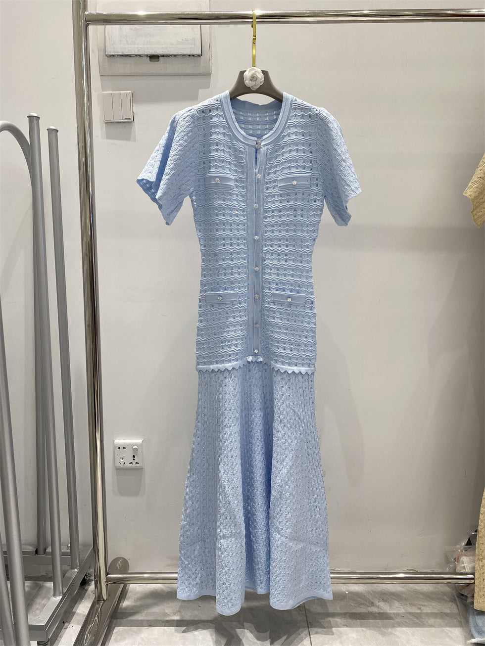 Elegantes Strickkleid – knielang – Bild 8 | LuxeStyle