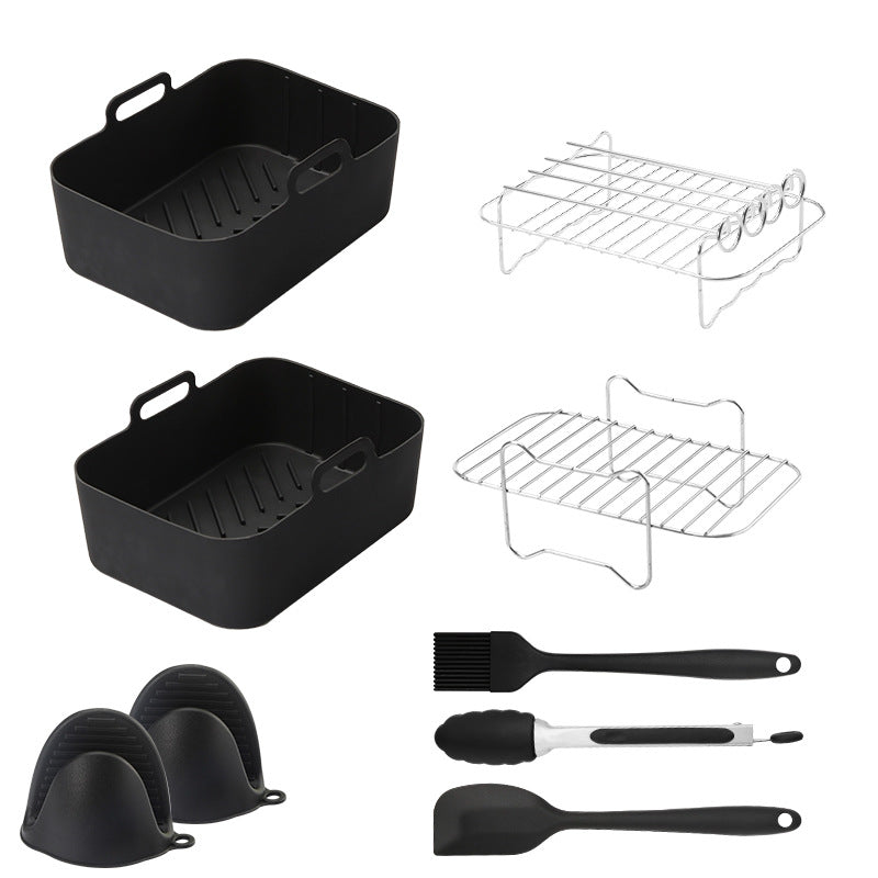 Heissluftfritteusen-Zubehör-Set aus Silikon – Bild 3 | LuxeStyle