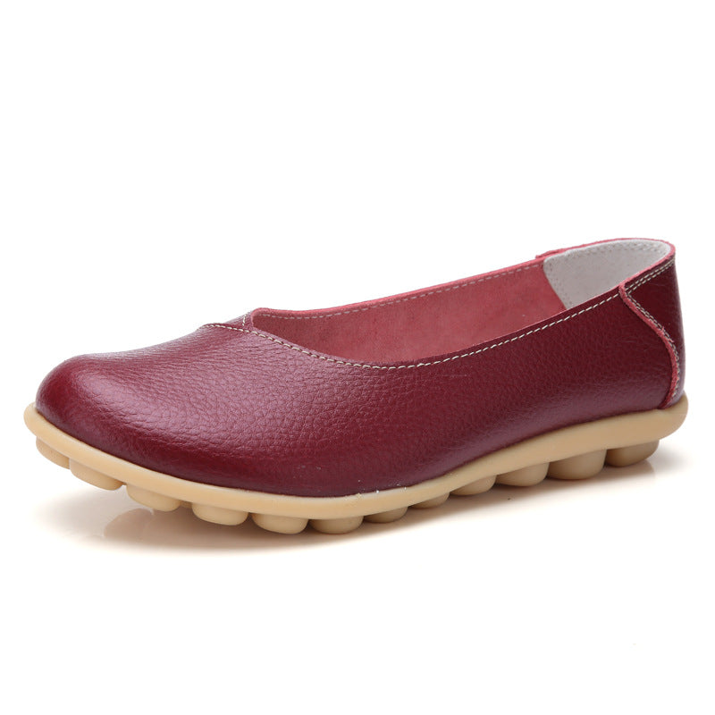 Damen Freizeit-Halbschuhe aus Leder – Bild 7 | LuxeStyle