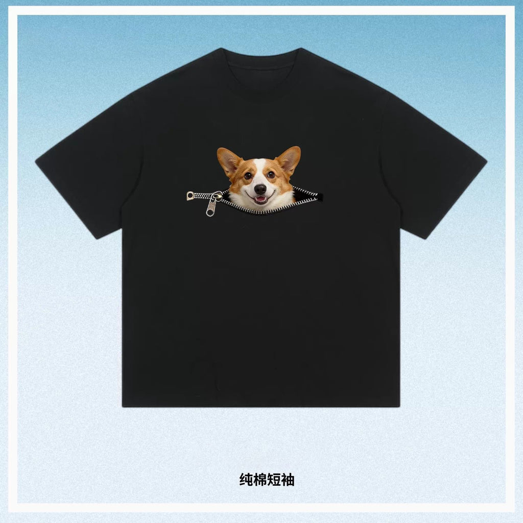 Herren Sommer-Hundet-Shirt Grössen