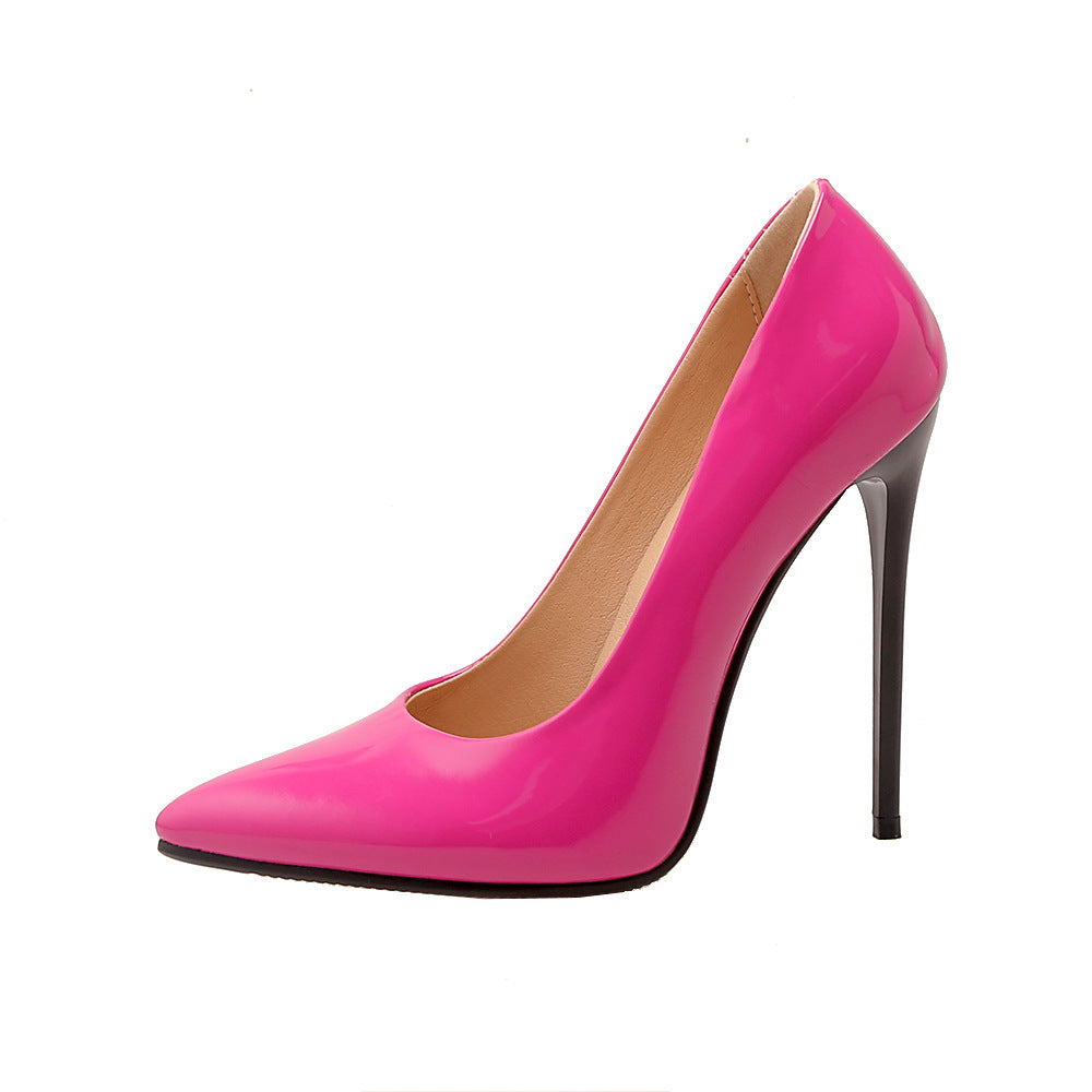 Spitze Stiletto-Pumps mit hohem Absatz