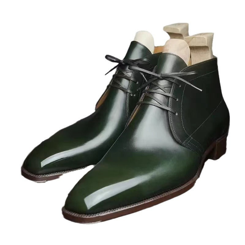 Business Stiefeletten Glanz-Optik