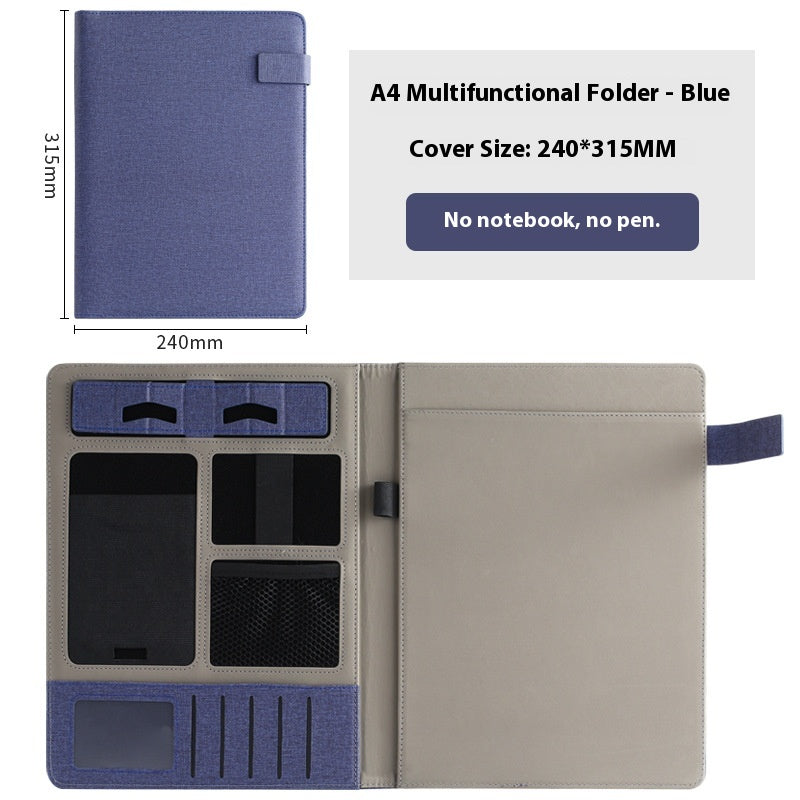A4 Leder Ordner mit Multifunktion – Bild 10 | LuxeStyle