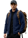 Herren Fleecejacke mit Stehkragen und Reissverschluss – Bild 1 | LuxeStyle