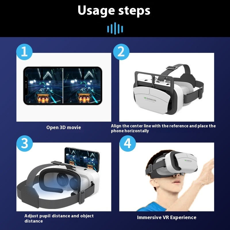 VR-Brille für 3D-Filme & Games