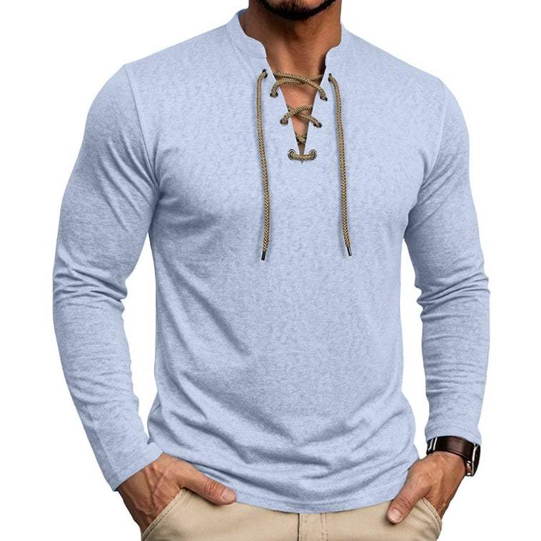 Herren Langarmshirt Baumwollmischung – Bild 6 | LuxeStyle