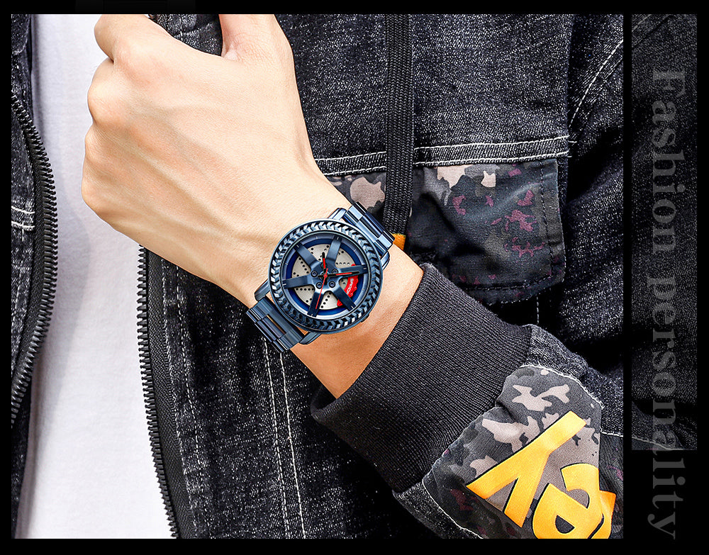 Wasserdichte Quarz-Armbanduhr mit Zeigeranzeige – Bild 5 | LuxeStyle