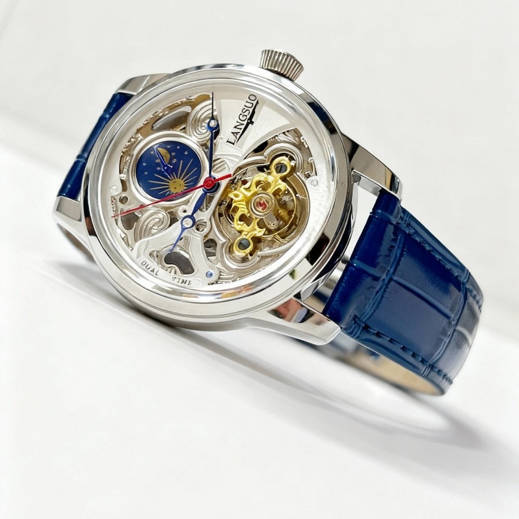 Mondphase Tourbillon Automatikuhr für Herren – Ansicht 7